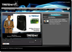 Lanzamiento del producto en CES 2011: Adaptador de videojuegos inal�mbrico N a 450Mbps TEW-687GA 
