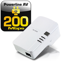 200Mbps Powerline AV
