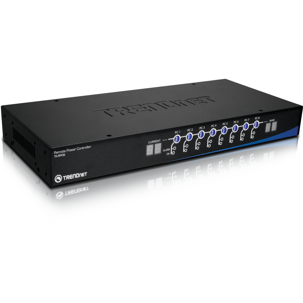 8-Outlet Remote Power Controller - TRENDnet TK-RP08