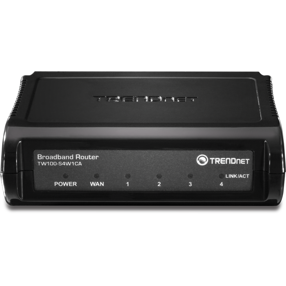 4-Port Broadband Router - TRENDnet TW100-S4W1CA