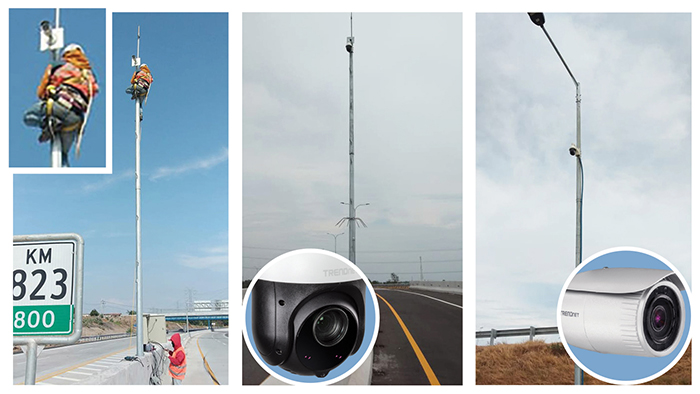 Remote Video Monitoring Highway Traffic
