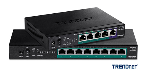 5-Port Unmanaged 2.5G PoE+ Switch (TPE-TG350) and the 8-Port Unmanaged 2.5G PoE+ Switches (TPE-TG380)