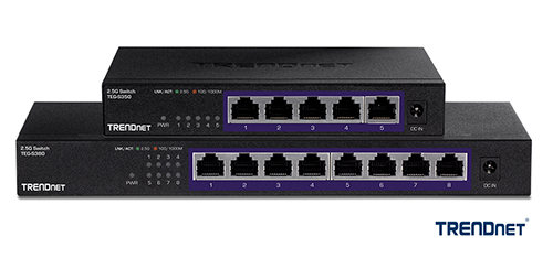 TRENDnet’s 8-Port Unmanaged 2.5G Switch (TEG-S380) and the 5-Port Unmanaged 2.5G Switch (TEG-S350) 