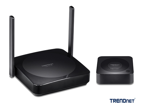 Wireless presentation system includes the 4K Wireless Presenter Kit with Audio Support (TWP-100R1K) and the 4K Wireless Presenter Add-On Transmitters (TWP-101T)