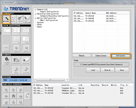 TRENDnet FAQs | TV-IP110WN | How do I view the SecurView cameras image ...