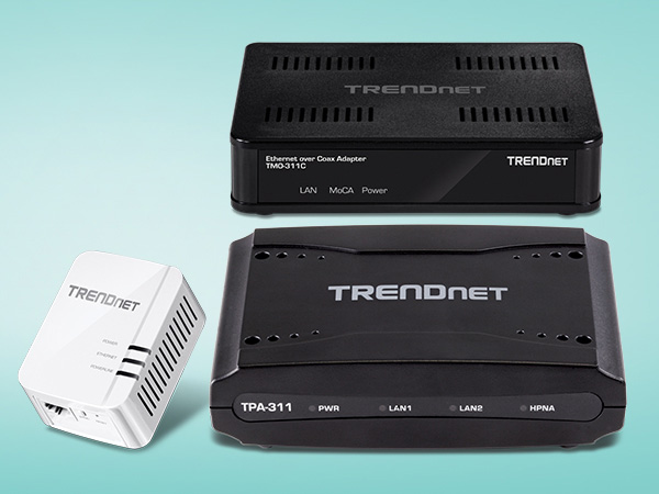 MoCA-Adapter, HPNA-Adapter und Powerline-Adapter