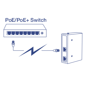 Power over Ethernet Verlängert 100 m auf eine Gesamtdistanz von bis zu 200m TRENDnet Gigabit PoE+ Extender/Verstärker 656 ft. Einfacher Port PoE TPE-E100 