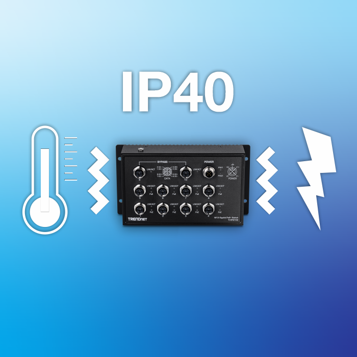 Image of TI-XPG102 with an IP40 rating designed to withstand vibration and shock, with a wide operating temperature range of -40° – 75° C (-40° – 167° F).
