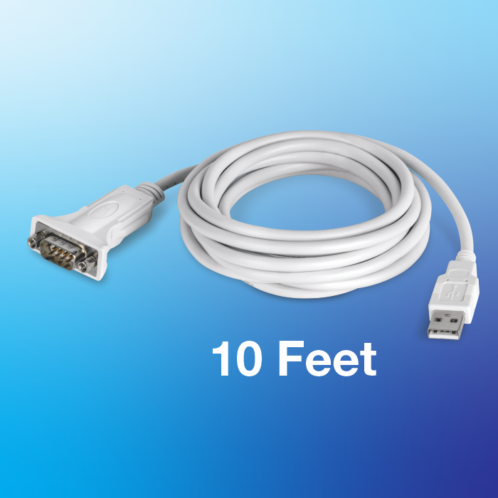 10 Feet USB to Serial Converter Cable.