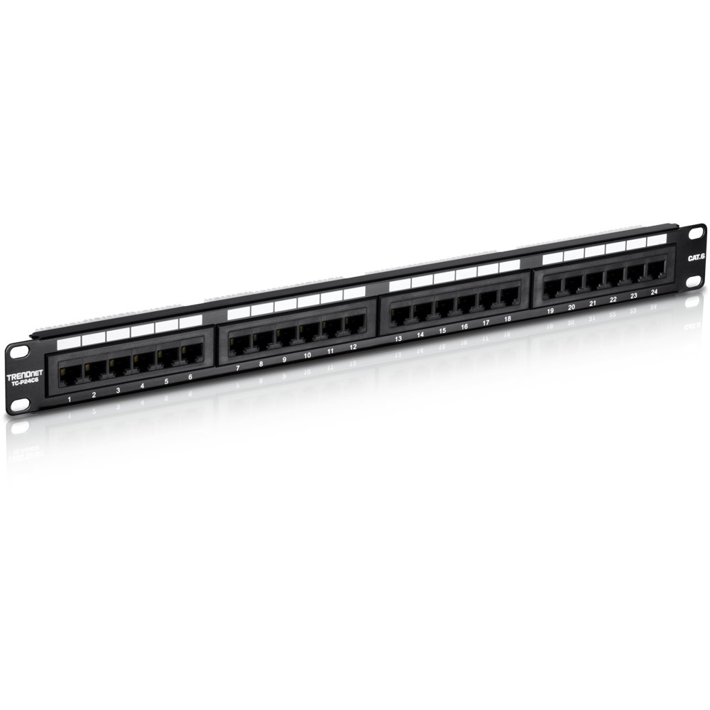 ICC Telco Male Patch Panel - RJ11 - 6P2C - 24 Port