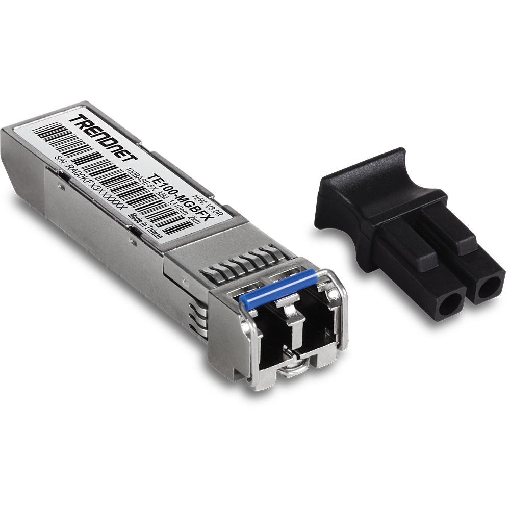100Base-FX SFP Multi-Mode LC Module (2km) | TRENDnet - TRENDnet TE100-MGBFX