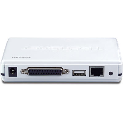 Celebrity straf kradse 2-Port USB/Parallel Print Server - TRENDnet TE100-P11