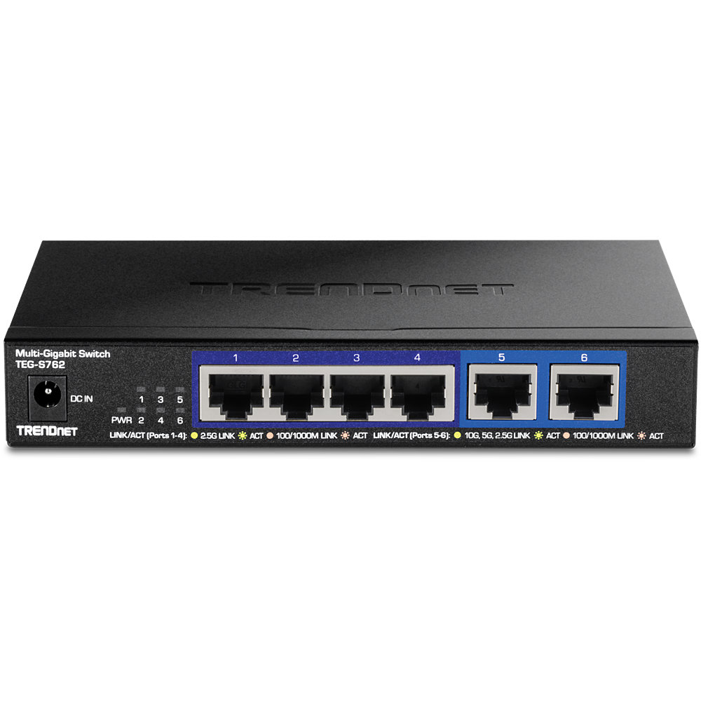 Multi-Gig Switches – 6-Port 10G Switch