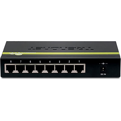 TRENDnet 24-Port Unmanaged Gigabit GREENnet Desktop Switch, Ethernet  Network Switch, 24 x 10-100-1000 Gigabit Ethernet RJ-45 Ports, 48Gbps  Switching