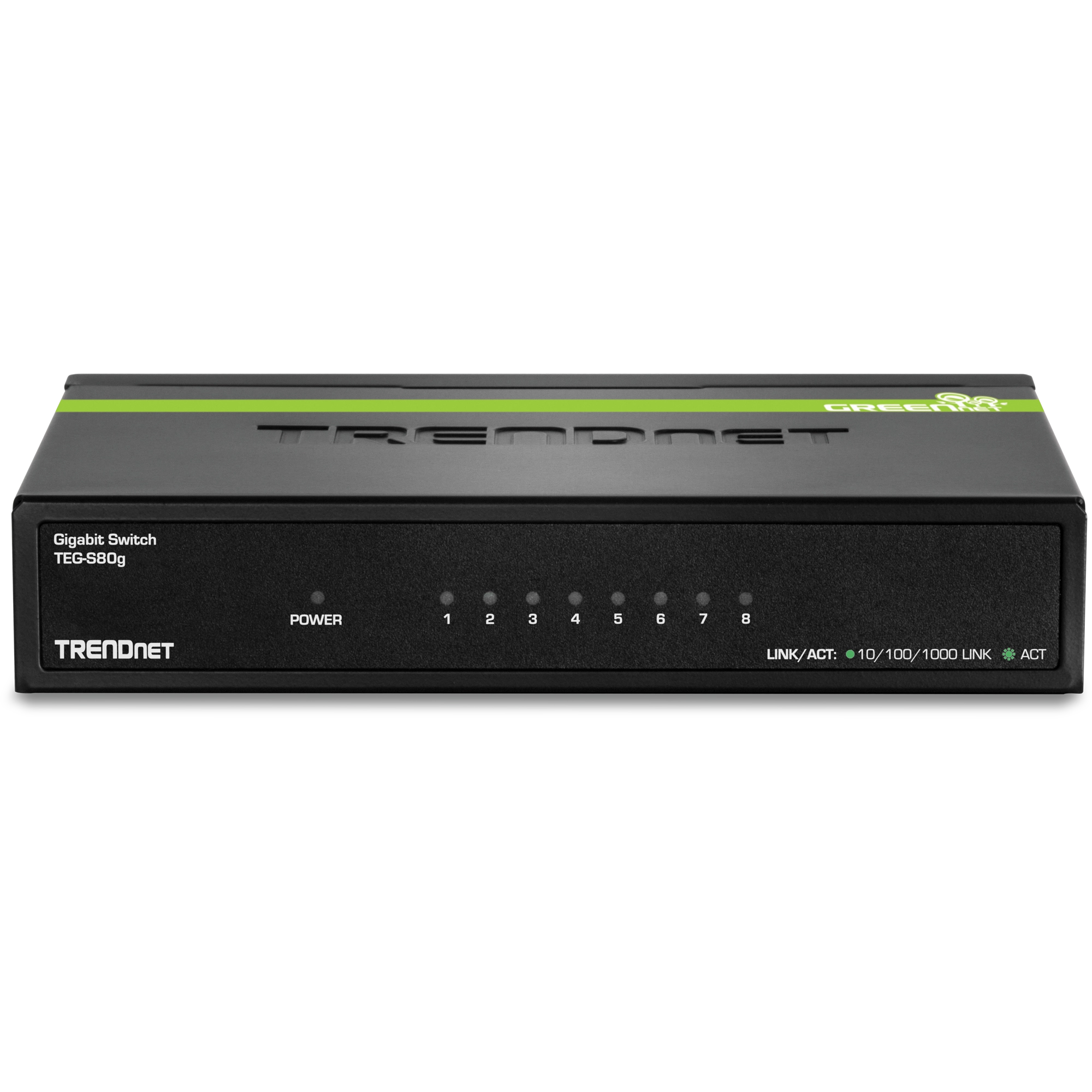 8-Port Gigabit GREENnet Switch (Certified Refurbished) - TRENDnet RB-TEG -S80g 8-Port Gigabit GREENnet Switch (Certified Refurbished) - TRENDnet RB-TEG -S80g