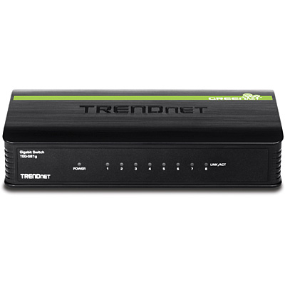 8-Port Gigabit GREENnet Switch - TRENDnet TEG-S81g