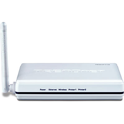 trendnet tew-p11g wireless print server