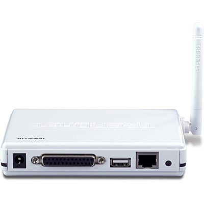 Wireless 2-Port USB/Parallel Print Server - TRENDnet TEW-P11G