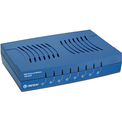 56K External Data/Fax/TAM Modem - TRENDnet