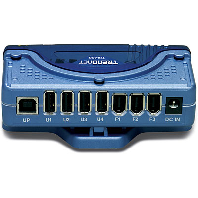PC/タブレット PC周辺機器 7-Port USB2.0/FireWire Combo Hub - TRENDnet TFU-430