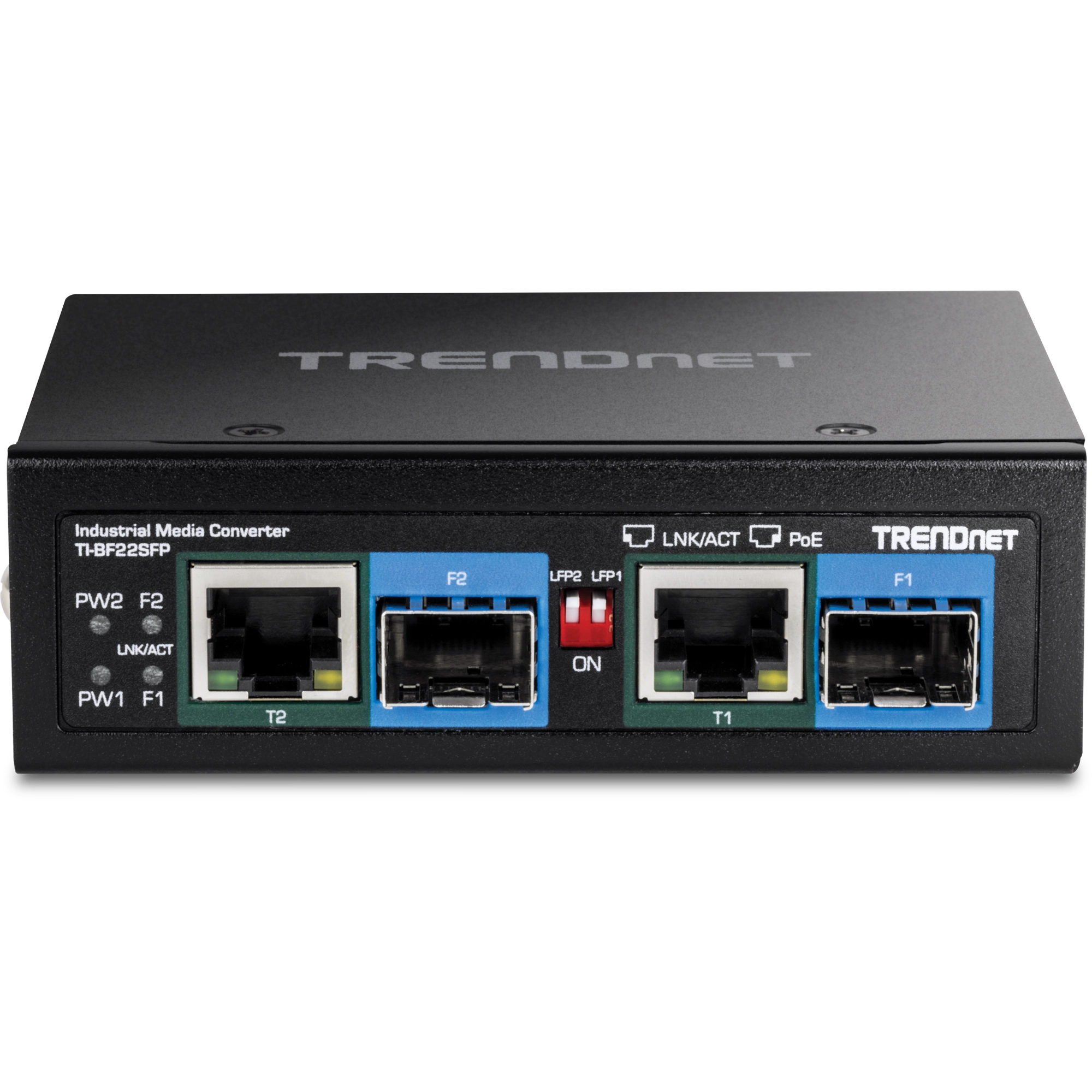 Industrial PoE++ Fiber Media Converters – 2-Port Industrial SFP to ...