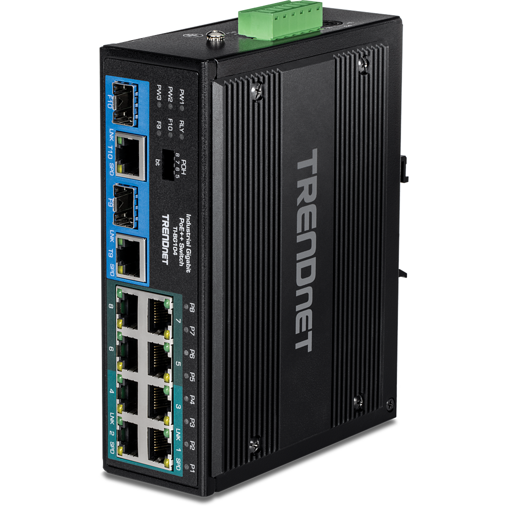 Managed Industrial 6 and 10 Port 10Gigabit Ethernet Switch