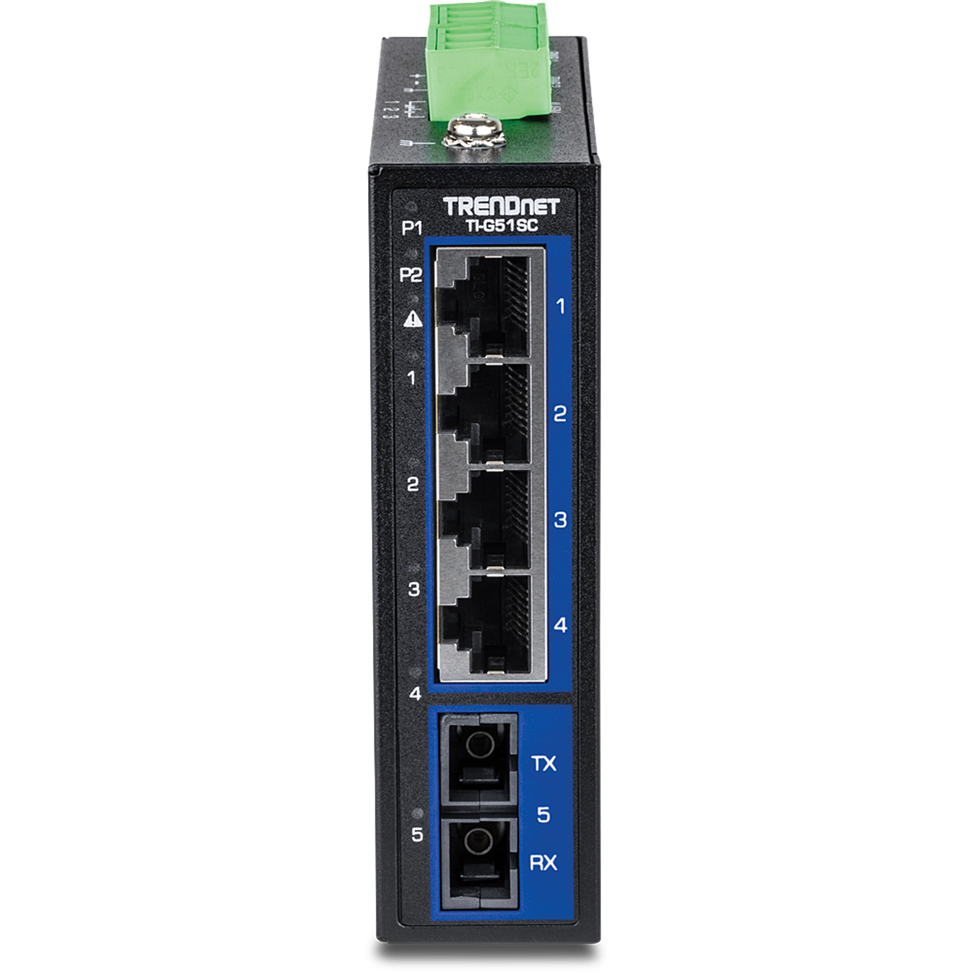 Iniettore PoE++ Industriale 95W Gigabit – LNK-INJ-48-95W Con Guida DIN E Montaggio A Parete