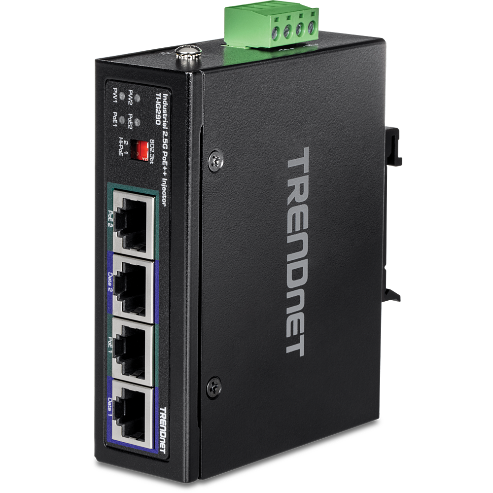 Injecteur PoE++ 2,5G 95W à 2 ports - TRENDnet TI-IG290