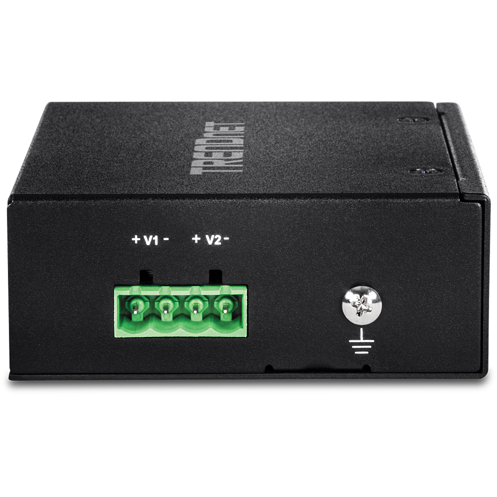 MokerLink 5 Port PoE 100Mbps Industrial DIN-Rail Ethernet Switch