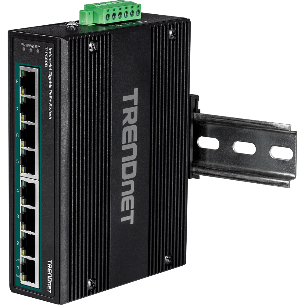 5 Port Passive PoE Switch, 12-56V Input