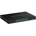 Switch industriel Gigabit PoE++ 5 ports alimenté par rail DIN avec  Pass-Through PoE - TRENDnet TI-B541