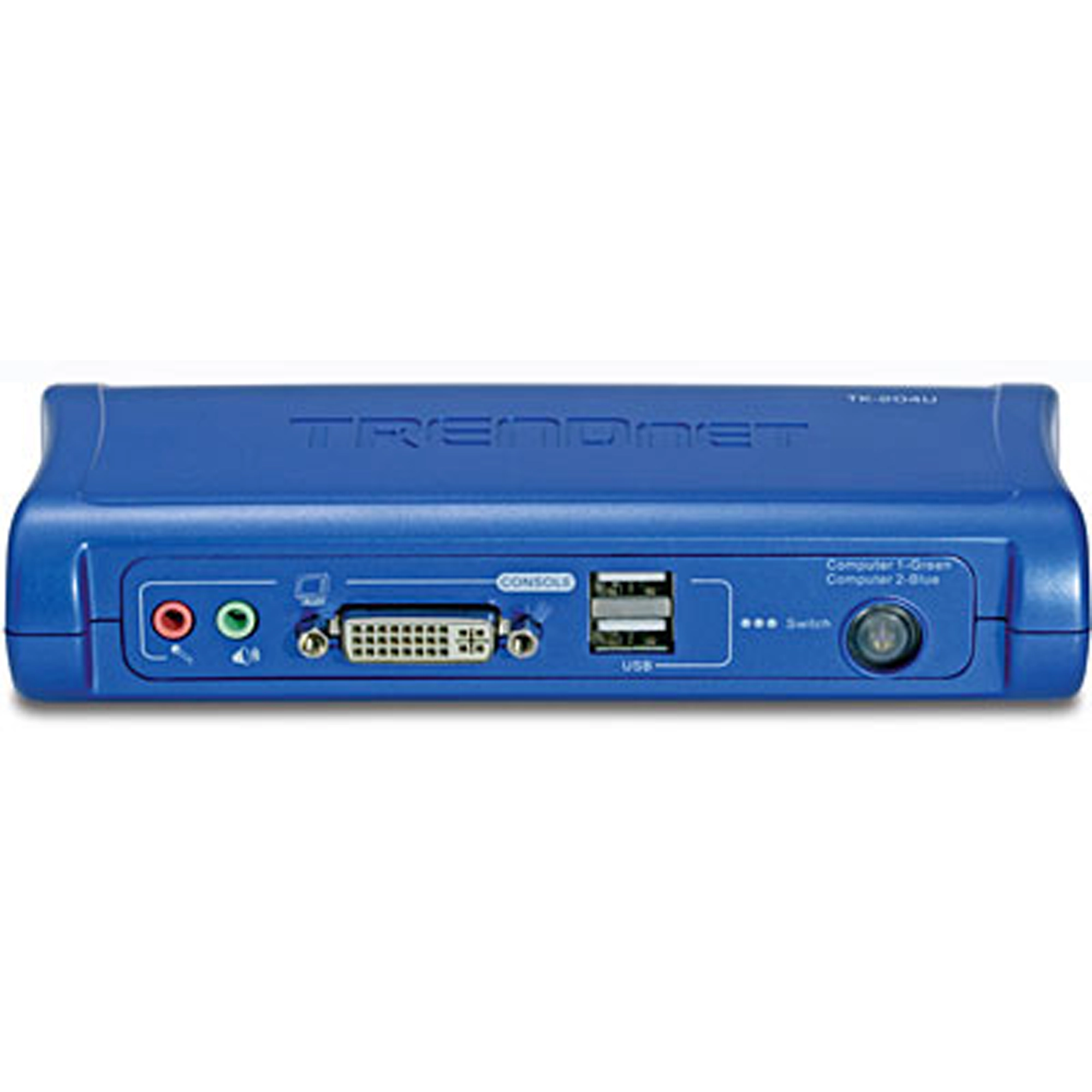 2-Port DVI USB KVM Switch with Audio Kit - TRENDnet TK-204UK 2-Port DVI USB KVM Switch with Audio Kit - TRENDnet TK-204UK