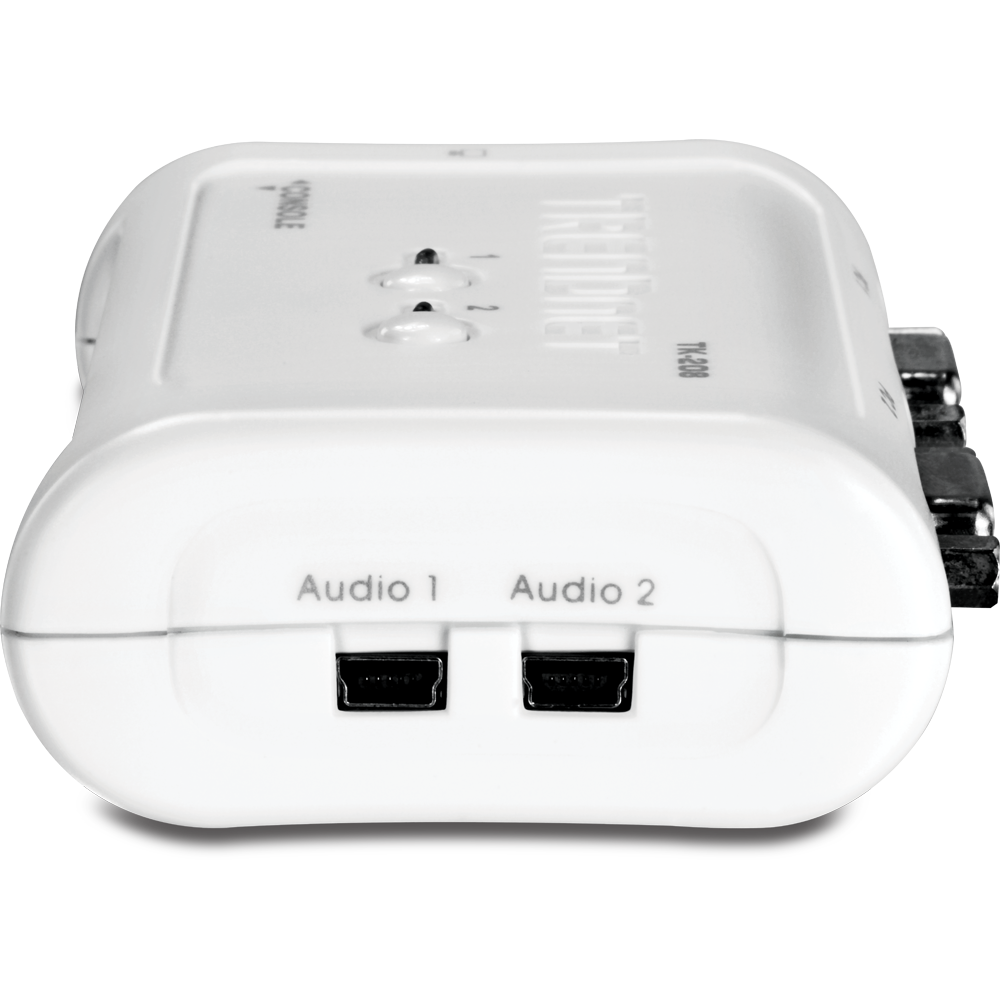 2Port PS/2 KVM Switch Kit with Audio TK208K