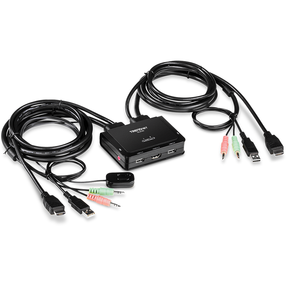 2-Port 4K HDMI KVM Switch - 4K HDMI KVM Switch