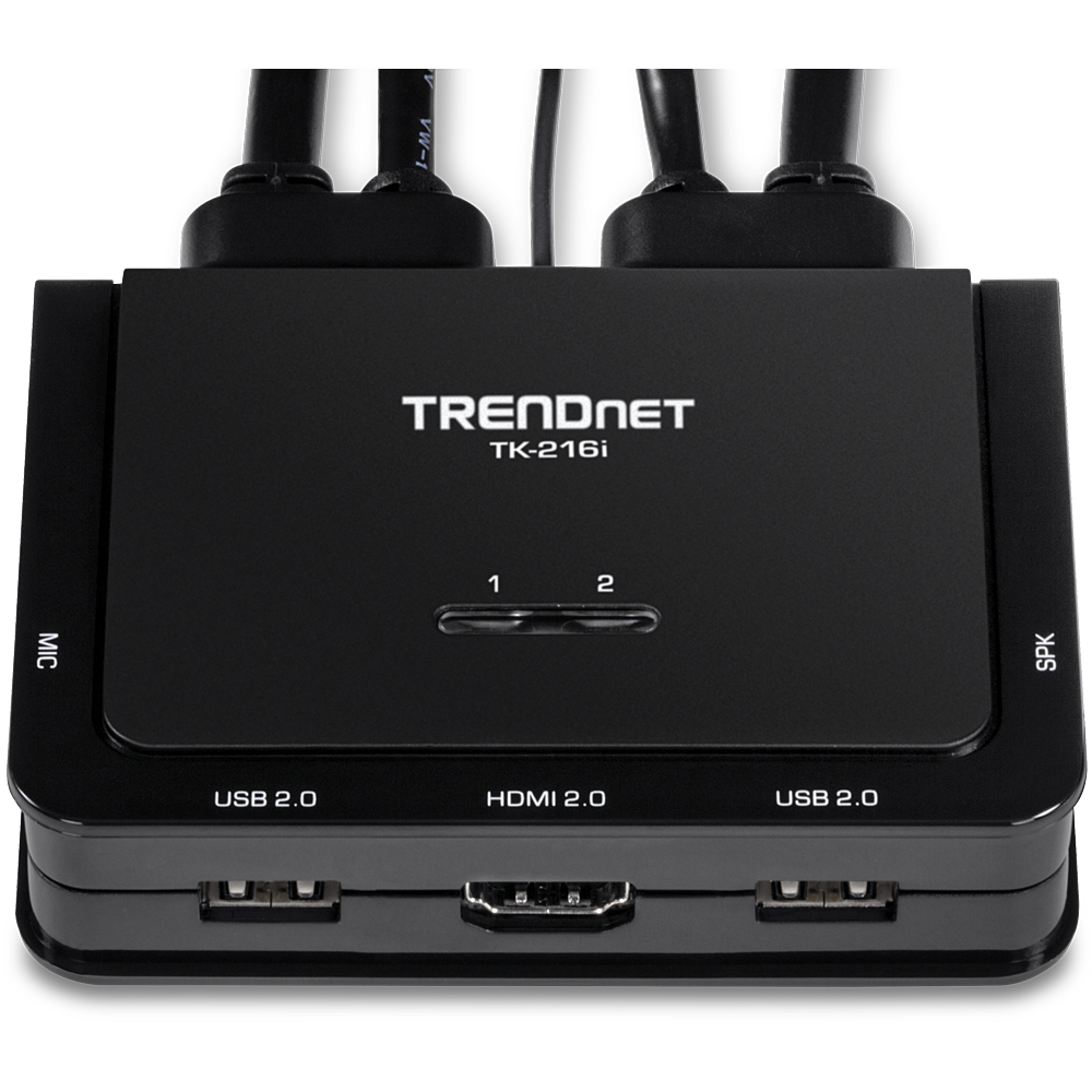 Integrere skolde Tænke 2-Port 4K HDMI KVM Switch - 4K HDMI KVM Switch | TRENDnet - TRENDnet TK-216i