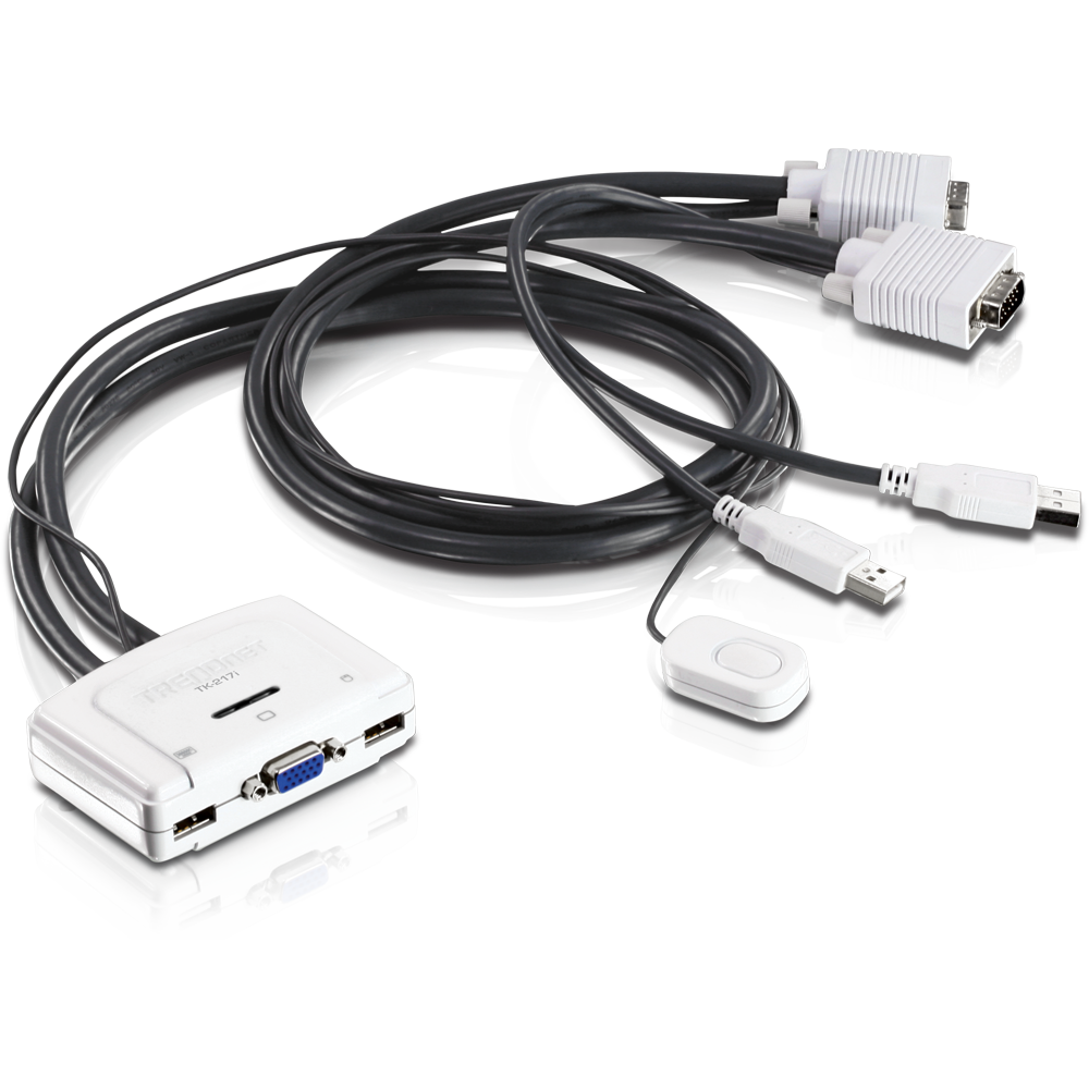 USB Host Switching Cable - Mini Mechanical KVM : ID 4844 : $19.95