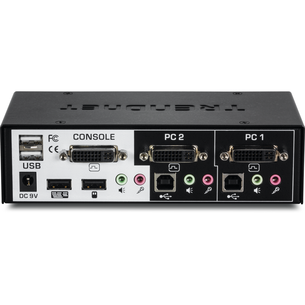 KVM-222 2-Port USB KVM Switch with Audio Support