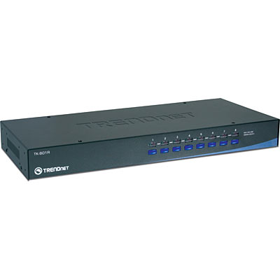 8-Port PS/2 Rack Mount KVM Switch - TRENDnet TK-801R