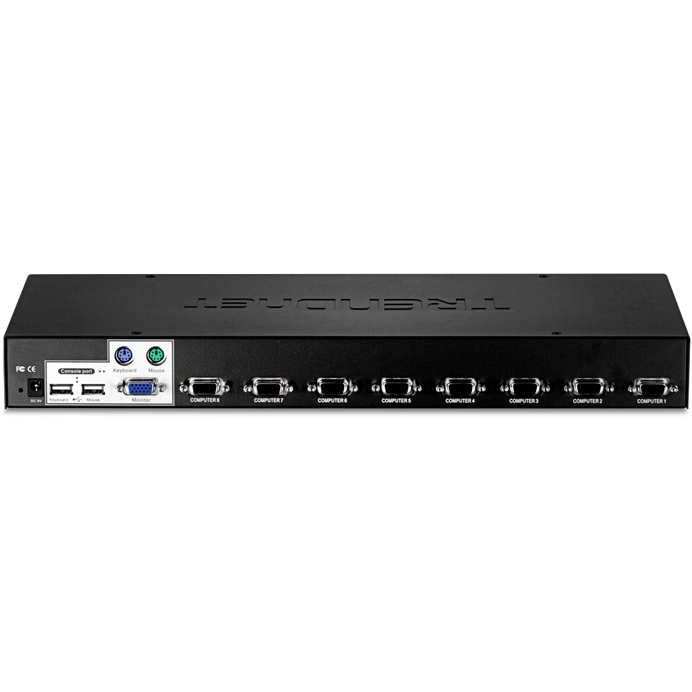 8-Port Rack Mount KVM Switch - TRENDnet TK-803R