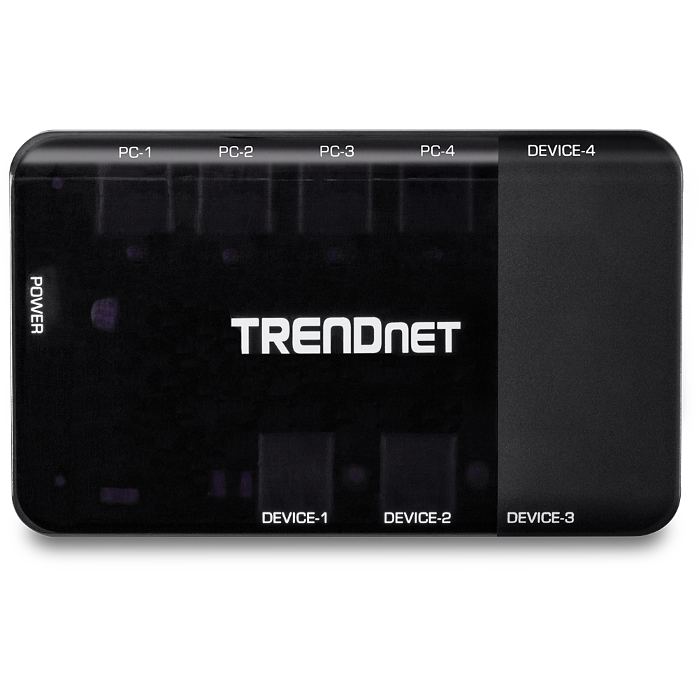 4 Computer 4-Port USB 3.1 Sharing Switch (Certified Refurbished) - TRENDnet  RB-TK-U404