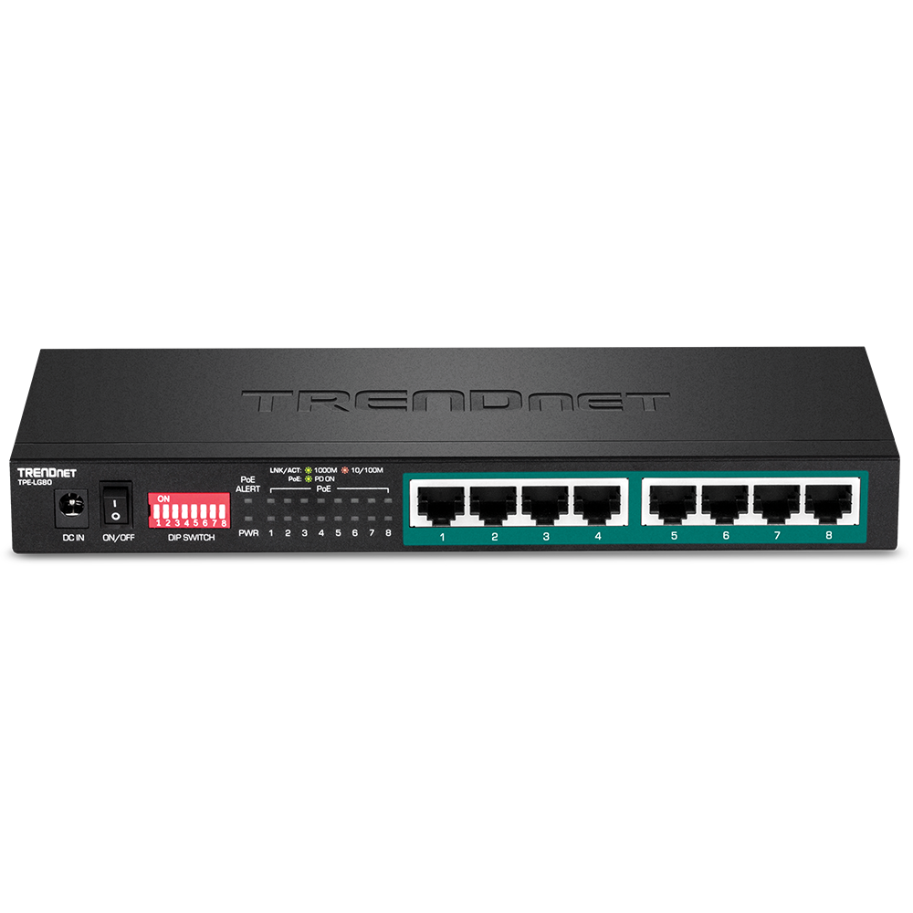 4-Port Long Range PoE+ Switch