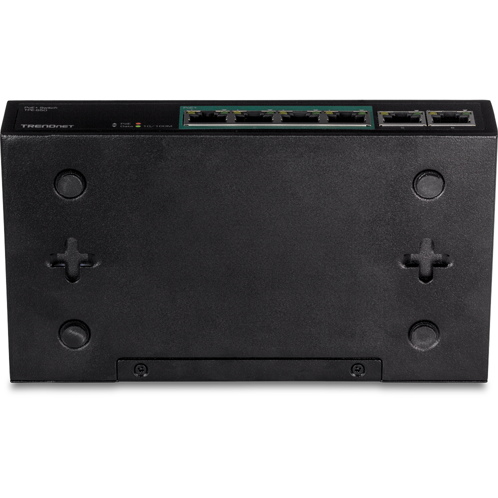 6-Port Fast Ethernet PoE+ Desktop Switch - Unmanaged PoE Switch 