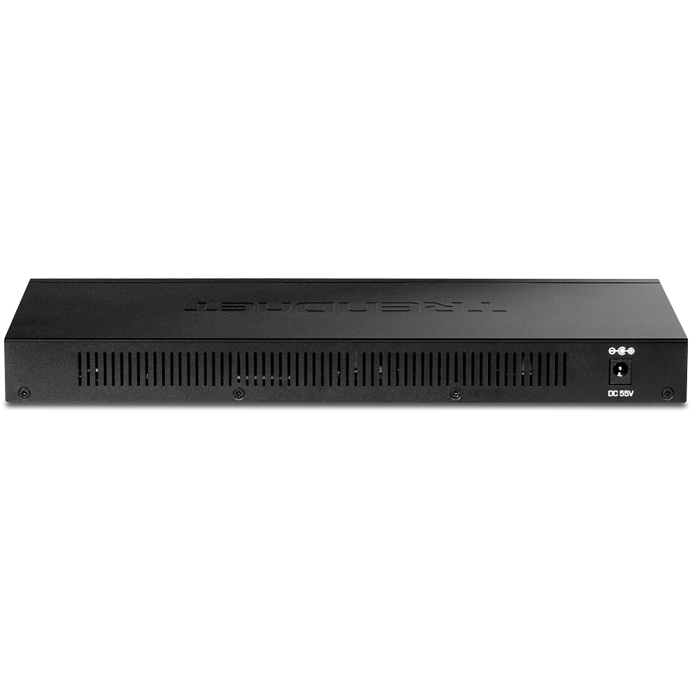 Switch gigabit PoE+ de 16 puertos - TRENDnet TPE-TG160H