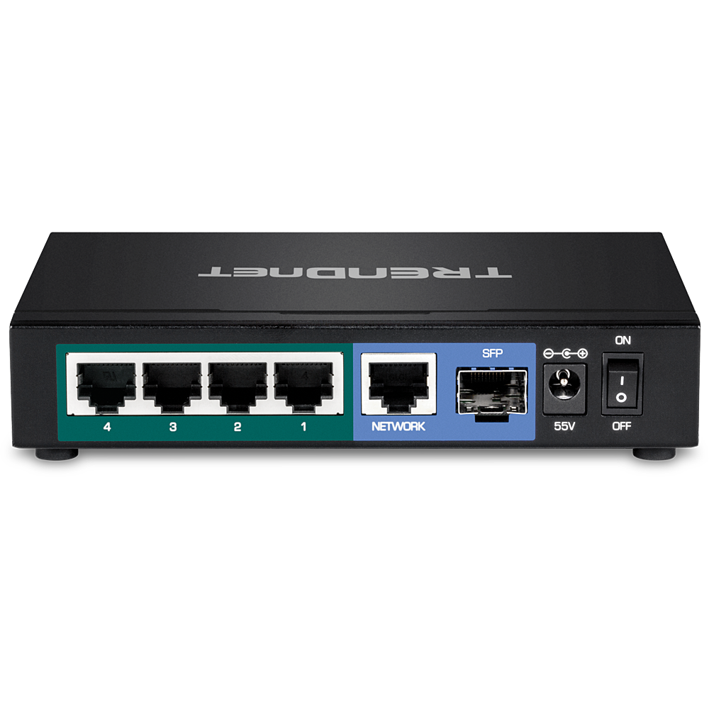 6-Port Gigabit PoE+ Switch – Small Network Switch with SFP