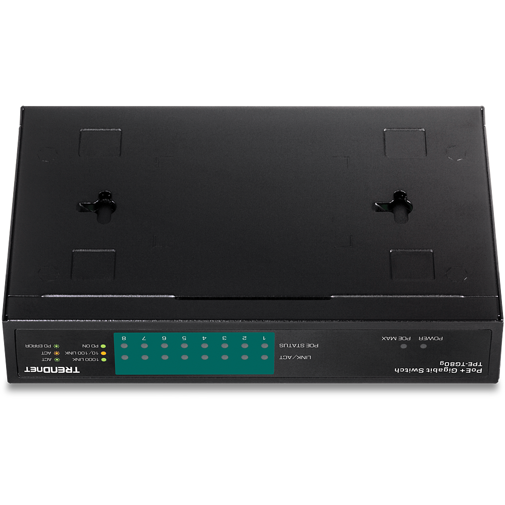 8-Port Gigabit PoE+ Switch - TRENDnet TPE-TG80g