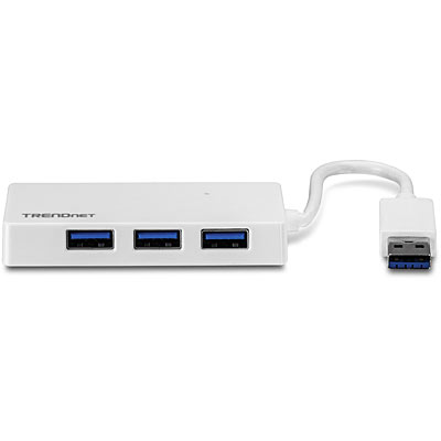 4-Port USB 3.0 Mini Hub - USB Hub - TRENDnet TU3-H4E