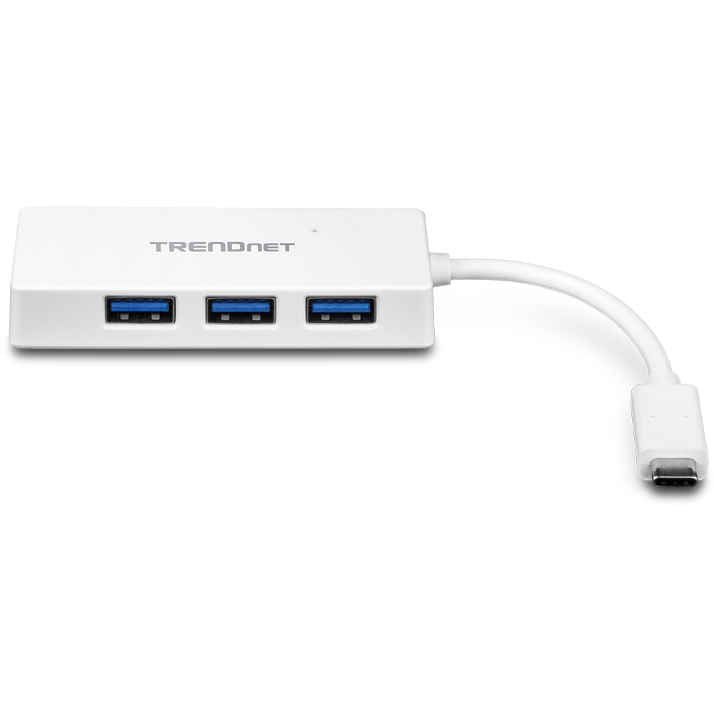 4-Port USB 3.0 Mini Hub - USB Hub - TRENDnet TU3-H4E