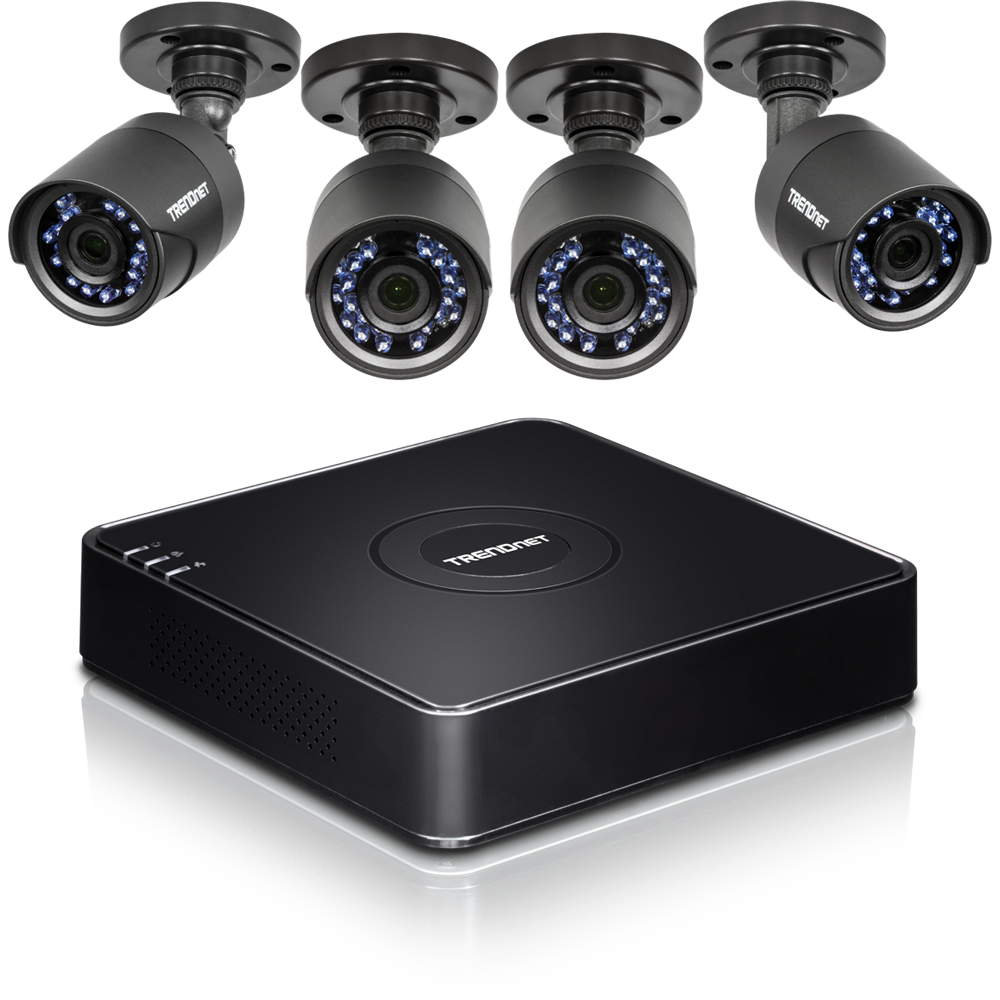 4-Channel HD CCTV DVR Surveillance Kit - Surveillance DVR - TRENDnet  TV-DVR104K