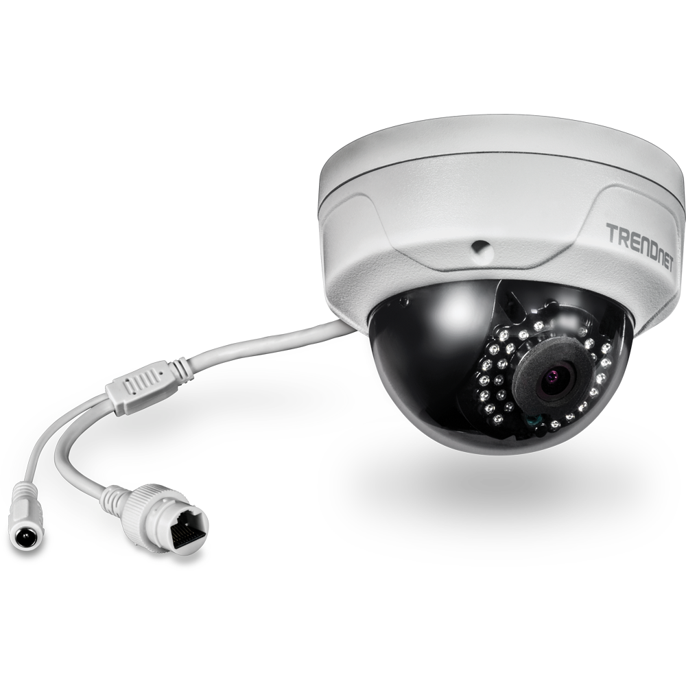 Indoor / Outdoor 4 MP PoE Dome Day / Night Network Camera ...