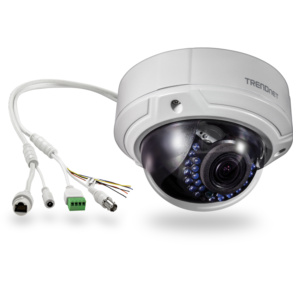 Cámara varifocal Full-HD TVI para vigilancia exterior con Leds infrarrojos  80 m